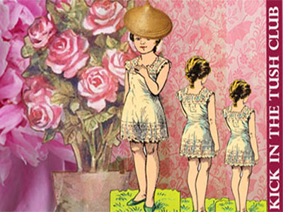 Our Lady of Weight Loss' Paper Dolls in Peonies
