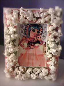 Our Lady of Weight Loss, Weight Loss Art, Popcorn Frame