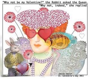 Thumbnail image for St. Valentine's Day TALE:  The Rabbit and The Queen - a perfect pairing?