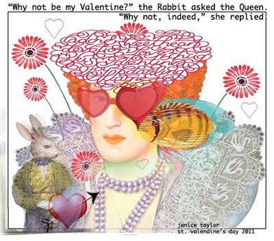 St. Valentine's Day TALE:  The Rabbit and The Queen - a perfect pairing?