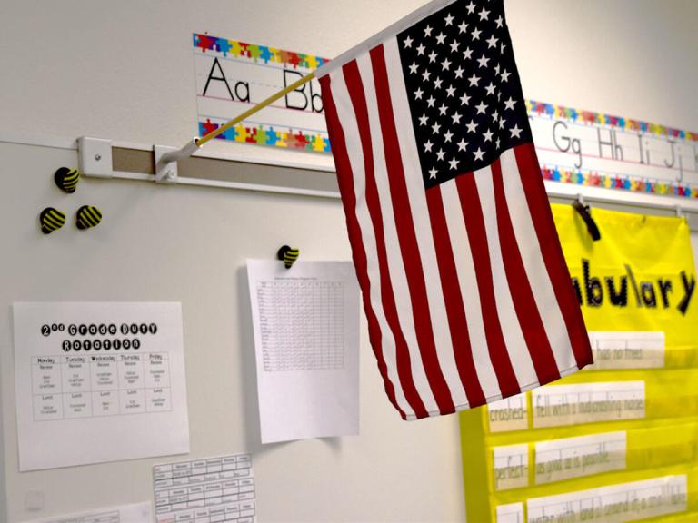 Students Reciting Pledge School Criticized for Requiring Students, Teachers to Recite Pledge of ...