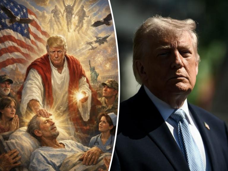 ‘God Shall Not Be Mocked’: Trump Faces Backlash Over AI Image Portraying Him as Jesus