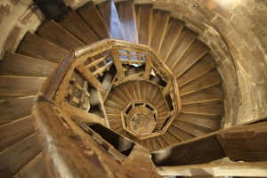 tower-stairs-wood-spiral-staircase-deep-high-old