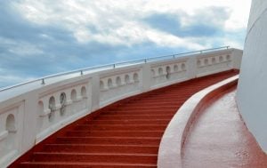 stair-red-stairway-sky-heaven-building-up