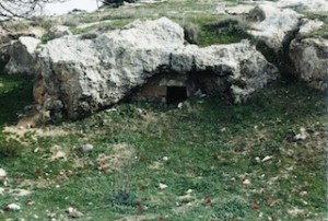 An ancient grave in Jerusalem, which will one day be empty