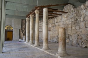 Roman destruction in Jerusalem's Old City—prophesied by Jesus in Matthew 24.