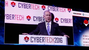 Israeli Prime Minister Benjamin Netanyahu addressed the 2016 CyberTech Conference in Tel Aviv.