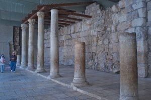 Roman-era ruins in the Jewish Quarter