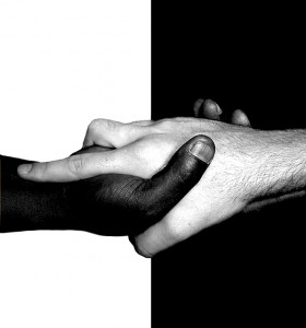 black-white-hands
