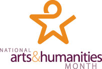 national arts & humanities month logo