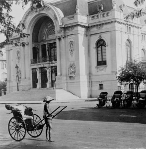 Lam Son Park, Saigon in 1960s, with Saigon Opera House in background Courtesy Google