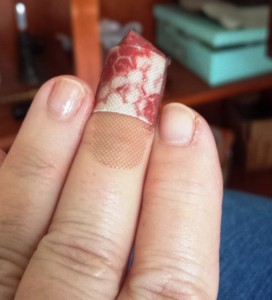 cut finger
