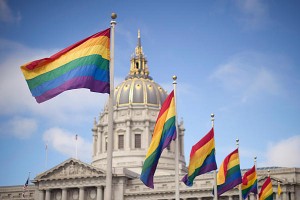 The Sodomite Flags Fly High Over the San Francisco Capital