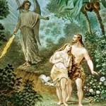 Eve did eat, then Adam ate, resulting in their banishment from the Garden of Eden