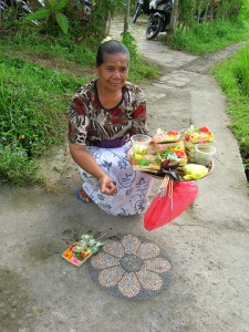 Offering in Bali  Photo by Debra Moffitt