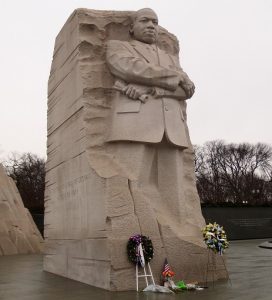 Martin Luther King Jr. Memorial, representing a mental march that never ends