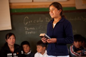 A Young Student Leads a Bible Study