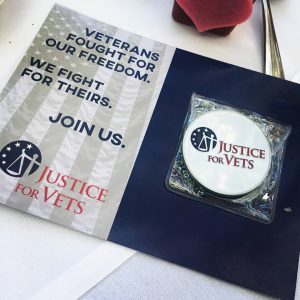 Justice for Vets Challenge Coin Oscars Gift Bag