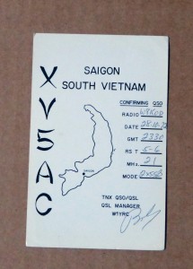 QSL card from South Vietnam