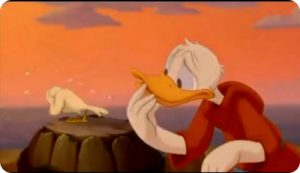 Donald Duck serves as Noah's assistant in "Donald's Ark," par of Disney's "Fantasia 2000."