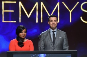 Mindy Kaling and Carson Daly were on hand to read the nominees for this year Emmy Awards. (Socialite)