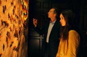 Eric Sacks (William Fichtner) and April (Megan Fox) make a discovery. (Paramount/Nickelodeon Movies)
