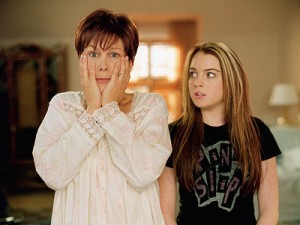 Jamie Lee Curtis and Lindsay Lohan in "Freaky Friday" (Disney)