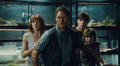Bryce Dallas Howard, Chris Pratt, Nick Robinson and Ty Simpkins star in Jurassic World. (Universal)