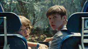 Gray (Ty Simpkins) and Zach (Nick Robinson) see something unexpected on their "ride." (Universal)