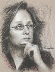 Portrait of Carolyn by Steve Henderson of Steve Henderson Fine Art