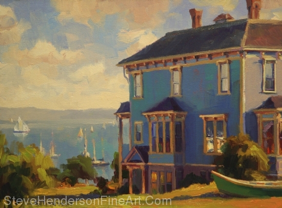 Captain's House original oil painting by Steve Henderson