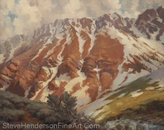 Chief Joseph Mountain original oil painting by Steve Henderson