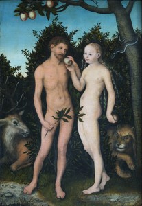 Adam and Eve by Lucas Cranach the Elder