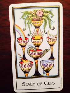 seven of cups love advice