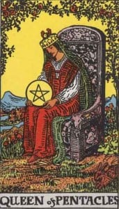 "queen of pentacles"