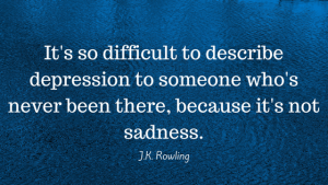 depression is not sadness | Terezia Farkas | depression help | Beliefnet