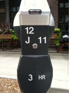 timing parking meter