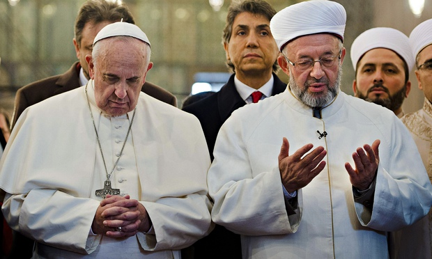 Pope Francis with Grand Mufti Yaran 