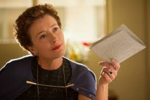 Emma Thompson (Pictured) as Mary Poppins author Pamela Travers in "Saving Mr. Banks". Image sourced via google images (Flickr). 