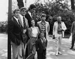 Some of the cast of Star Wars, who were working together on The Empire Strikes Back. (Image sourced via google images)