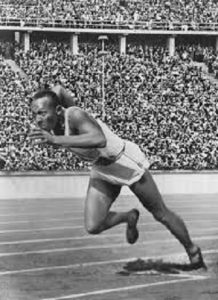 The real Jessie Owens (Pictured). Race contains end credit montage of old Jessie Owen footage. (Image sourced via google images). 