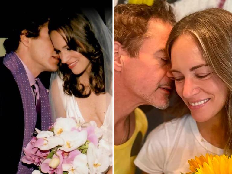 Robert Downey Jr. Re-creates Wedding Photo With Wife Susan 18