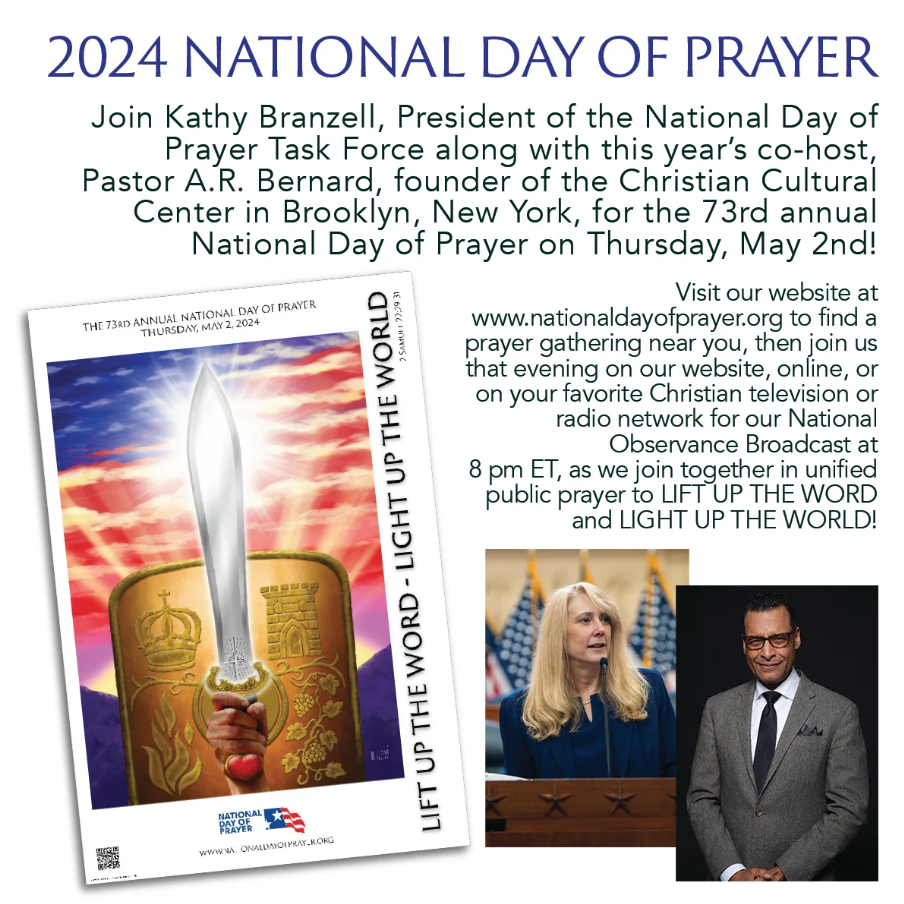 2024 National Day of Prayer promotional flyer