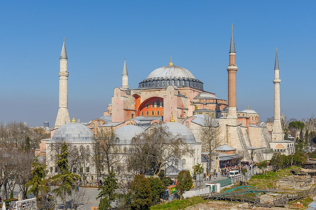 Originally known as the Megale Ekklesia in ancient Constantinople, the Hagia Sophia is a historical wonder.