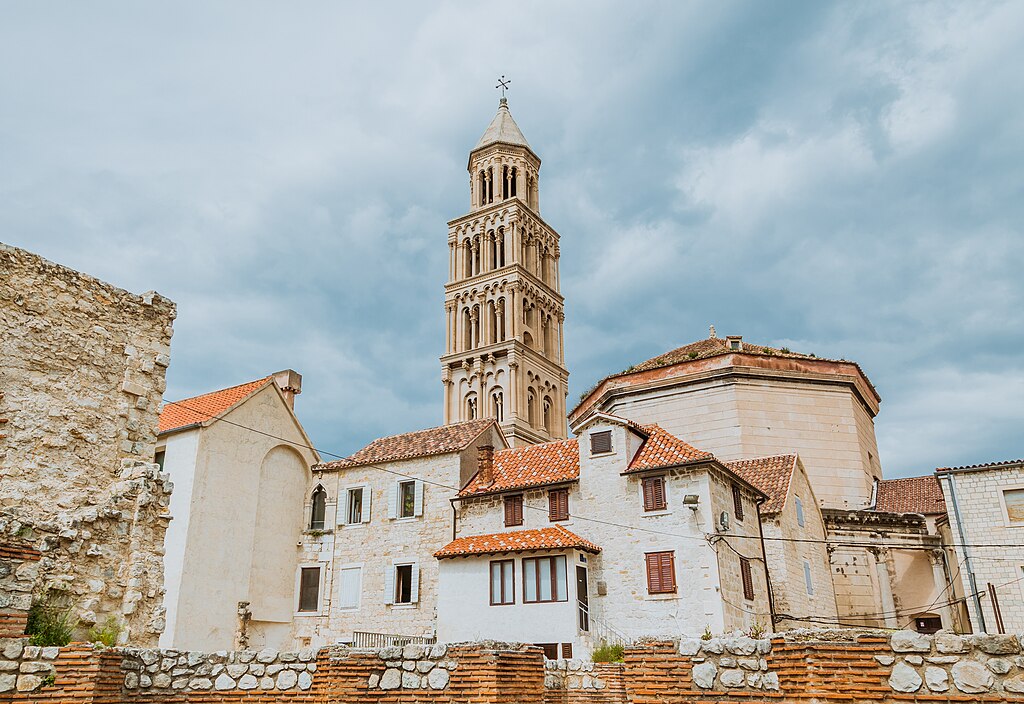 The Cathedral of Saint Domnius was once the burial place of a Roman emperor who hated Christians.