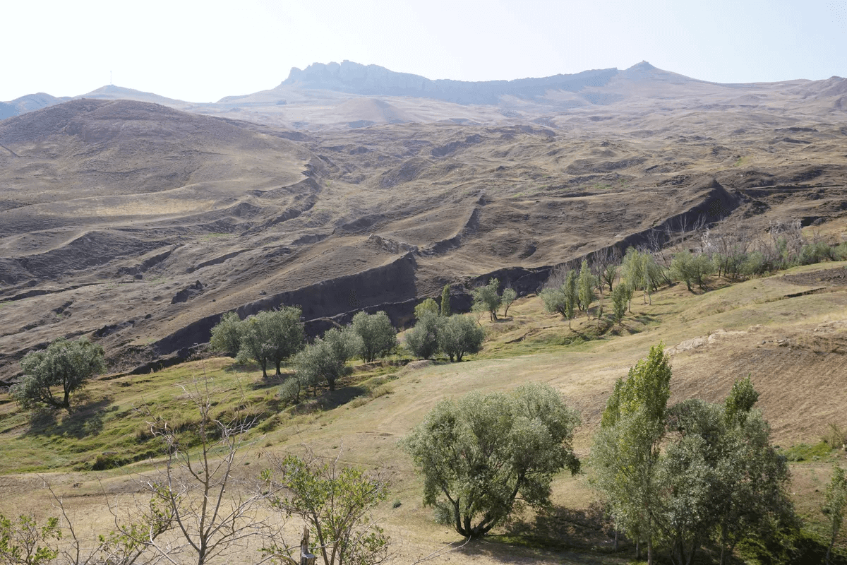 The Durupinar formation shows what could be the outline of Noah's Ark