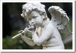 angel with flute