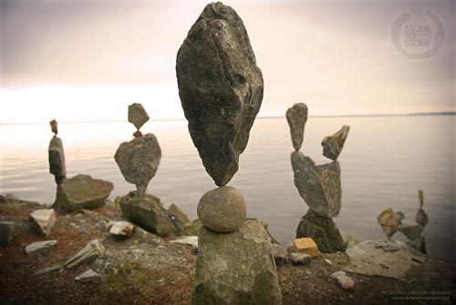 stones balanced