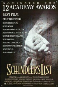 schindlers list film poster