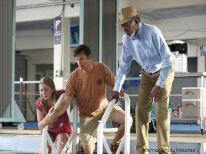 Harry Connick Jr., Morgan Freeman, and Cozi Zuehlsdorff. 